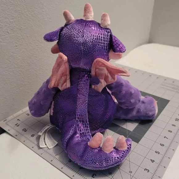 Scentsy Buddy Snap The Dragon Purple & Pink Stuffed Animal Plush Rerd. Scent Pak - Picture 7 of 16